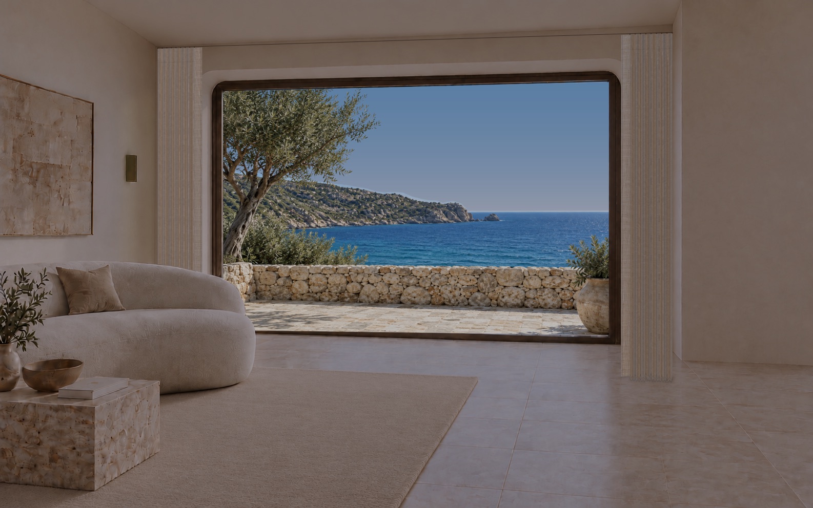 Aegean Quiet in soft dusk light